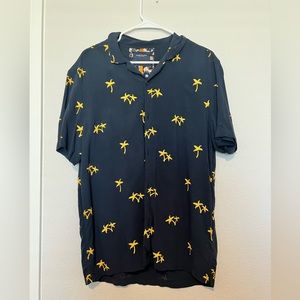 Denim & Flower Casual Button Down Shirt (Mens)